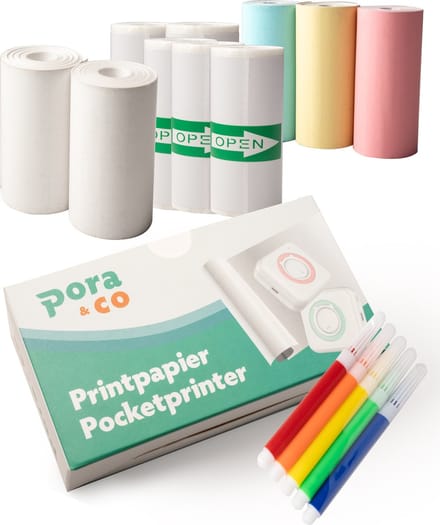 Pora&Co - Navulling - C15 - Verschillende rollen - Pocket printer