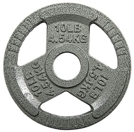 Halterschijf van gietijzer voor krachttraining en gewichtheffen - 4,5 kg