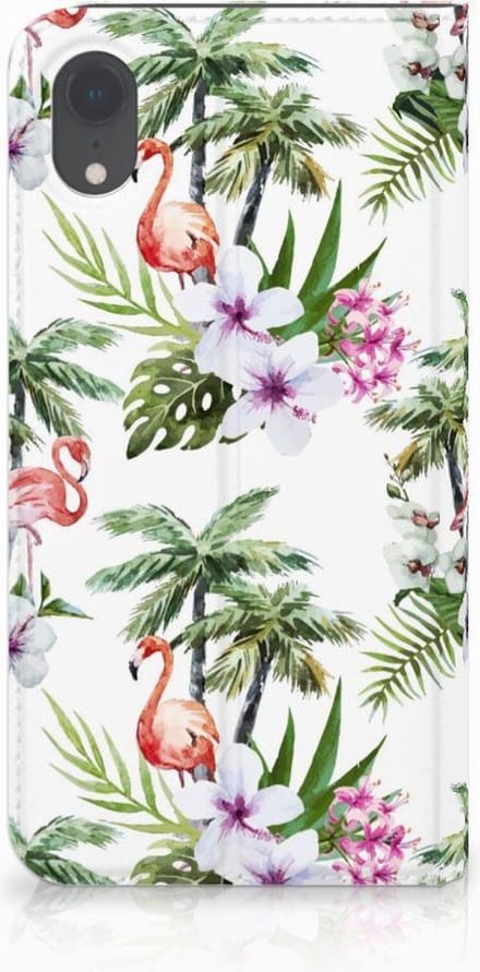 Apple iPhone Xr Hoesje maken Flamingo Palms