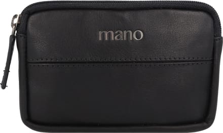 mano Don Romeo Sleuteletui Leer 11,5 cm - schwarz