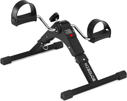 Mini Hometrainer - Pedal Trainer - Spier Revalidatie - Inklapbaar Ontwerp - 25 cm Hoog - Staal