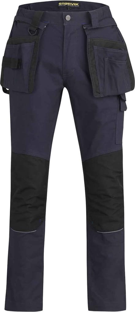 STØRVIK Tim Stretch Werkbroek Heren & Dames - 97% Katoen - Maat M - Donkerblauw