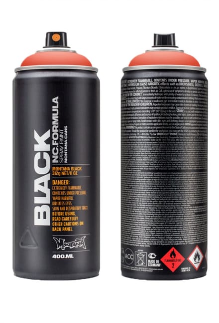 Montana BLACK IN3000 Infra Red spuitbus 400ml