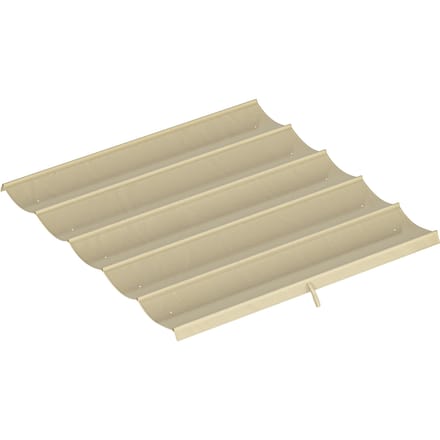 Outsunny dakzeil voor Arbor 3x3 m-canvas Retractable Arbor slechts 250 x cm beige
