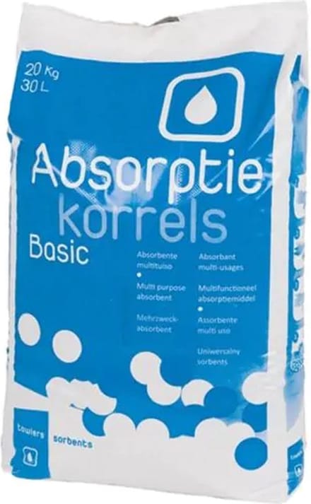Absorptiekorrels Towlers Sorbents basic 20 kg | 30L | Garagekorrels | Middelgrof | Brandwerend