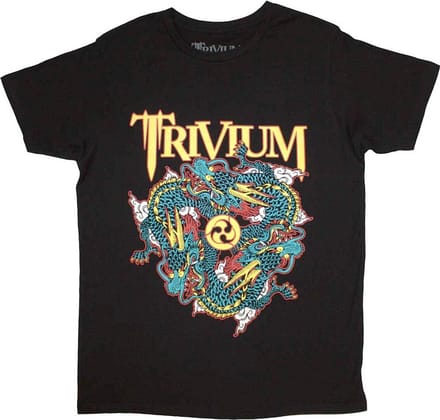 Trivium - Dragon Circle Pit Heren T-shirt - S - Zwart