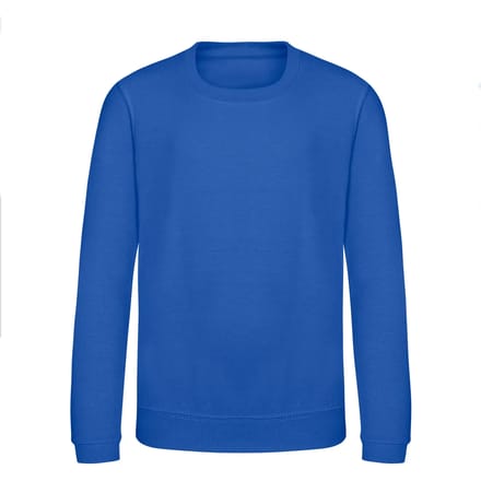 Just Hoods - AWDis Sweat Kinder - Bright Royal maat 7/8 (M)