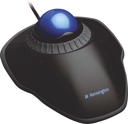 Kensington Orbit™ Bedrade Trackball/Muis met Scrollring - Zwart