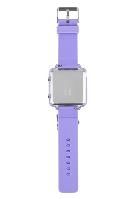 Stitch Leren Horloge met Paarse Band
