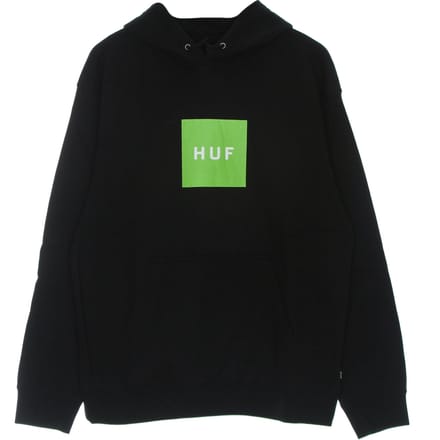 Essentials Box Logo Herenhoodie P/o Hoodie Zwart