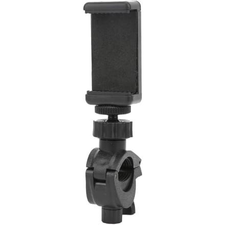 Verstelbare Richting Platte Mobiele Telefoonklem met O-Type Vaste Beugel voor Cellphone Video Opname black