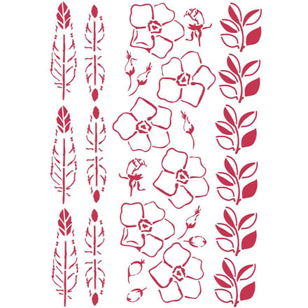 Sjabloon "Boho Floral"