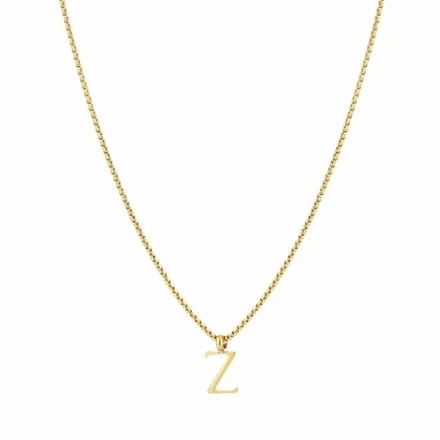 Bijoutheek Collier Letter Z Goud