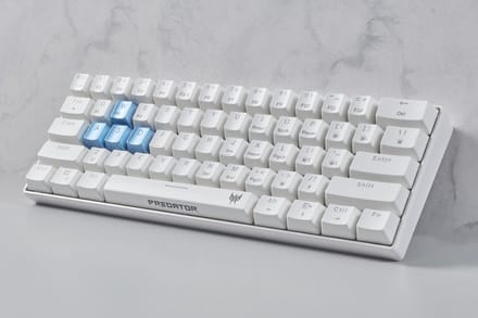 Acer Predator Aethon 330 Keyboard – Gaming Toetsenbord – 60% TKL – Bedraad en draadloos – Verlichting – Qwerty - Wit