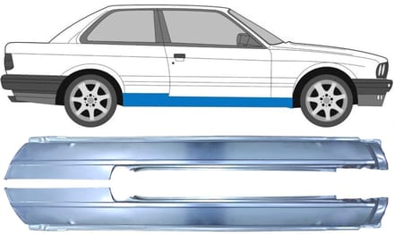 Volledige dorpel voor BMW 3 E30 1982-1994 / Links + Rechts / Set