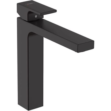 Hansgrohe Vernis Shape wastafelkraan - model 230 - opbouw - laag - eengreeps - mat zwart