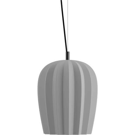 Karman hanglamp Sahara, grijs, Ø 29 cm, keramiek, E27