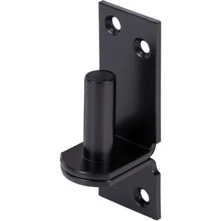 Alberts Duimplaat Di-haak Kunststof Coating Zwarting Ø16/115x40mm