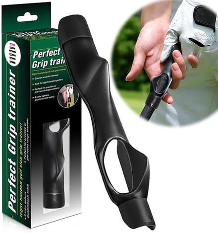 Thijox - Golf Grip Trainer - Professionele Golf Training Grip - Hulpmiddel voor Correcte Greep en Swing - Golf Swing Trainer met Armband voor Houdings