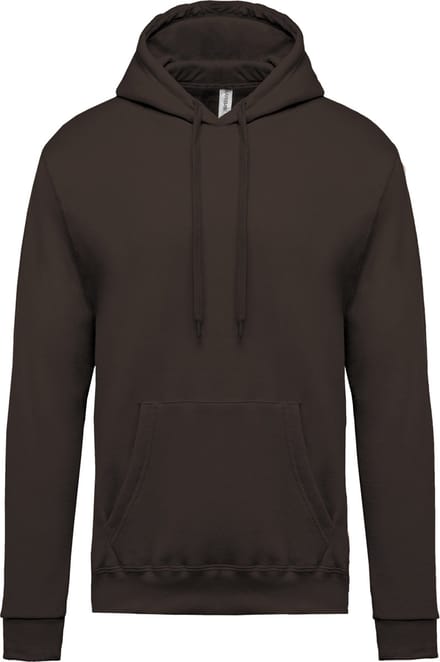 Kariban Herensweater met capuchon K476 - Chocolate - 4XL