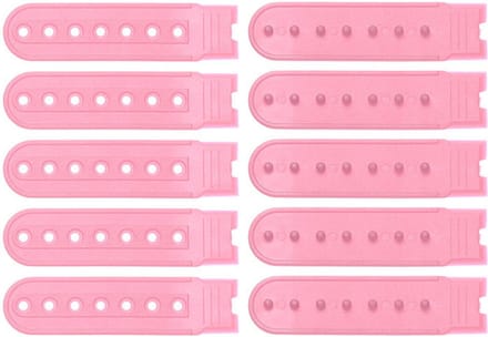 pet reparatie bandje - snapback cap heren - set van 5 - Roze