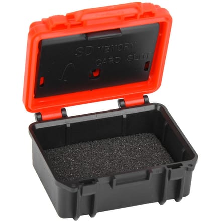 ABS Camera Batterij CD Geheugenkaart Stofdichte Opbergdoos Case voor P‑E6 black