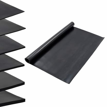 vidaXL - Vloermat - Zwart - 1,2 - x - 2 - m - Rubber