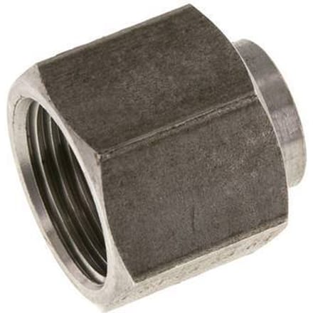 JIC Eindkap UN 1-1/16''-12 RVS 210 bar (2950.5psi)