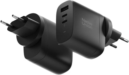 Native Union USB-C Wandlader 67W - International EU/ US/ UK - Zwart