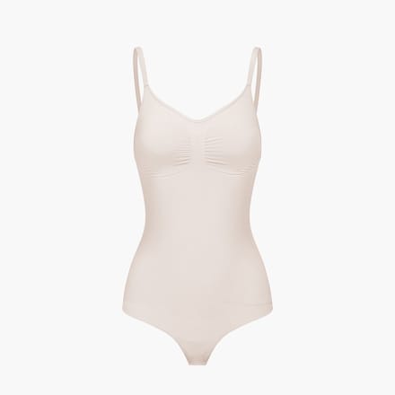 cfab - Bodysuit met corrigerende shapewear en string-sandaal-effect. - Corrigerende Body - Naadlos - corrigerend ondergoed dames