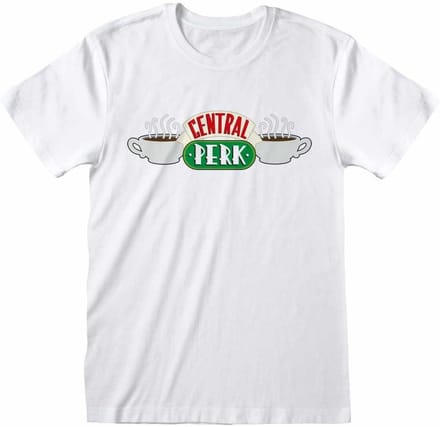 Friends - Central Perk White T-Shirt White-XL