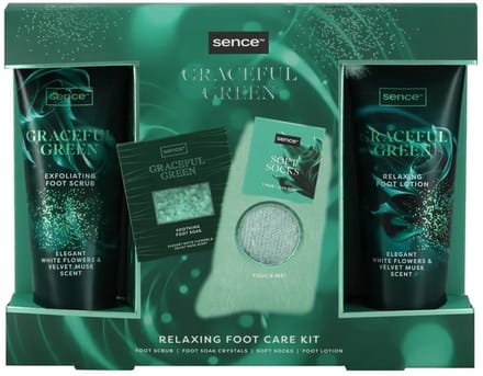 Sence collection night luxe graceful green foot giftset 1ST