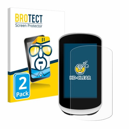 BROTECT - Screenprotector voor Garmin Edge Explore 2 - Folie Beschermfolie transparant 2 Stuks