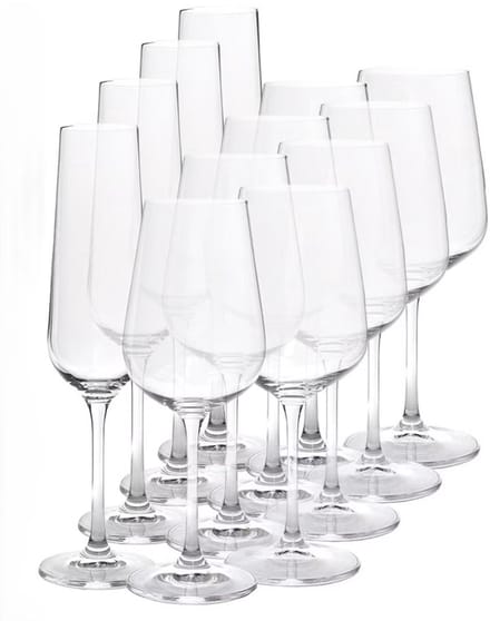 Salt & Pepper - Glazenset - 12-delig - Veneto - Witte - Rode - Champagneglazen - Glazen