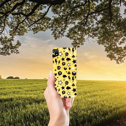 Silicone Back Case Xiaomi Redmi 7A Punk Geel