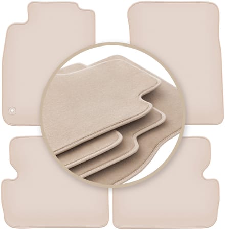 PREMIUM beige vloermatten voor: Lexus IS II sedan 2005-2013