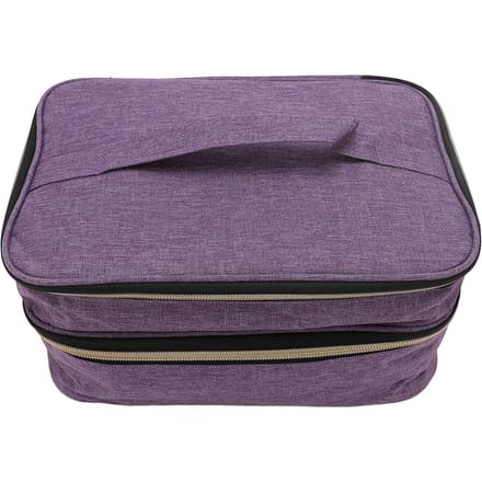 Naaiaccessoires Organizer Dubbellaags Meerdere Vakken Waterdicht Polyester Naaien paars