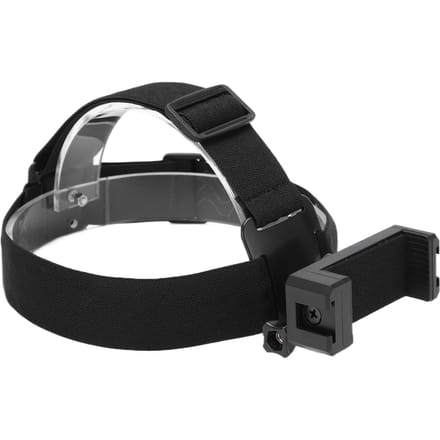 Hoofdband Mount Zwart Verstelbare Houder Accessoires Kit voor Actiecamera Mobiele Telefoon black