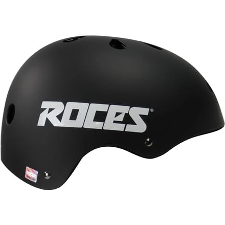 Roces - CE Aggressive Skatehelm - Sterke Ventilatie & Impactbescherming - Zwart - Maat 54-56cm (M)