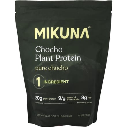 MIKUNA, Poudre de Protéines Végétales Chocho, Chocho Pur, 1,29 lb. (585g)