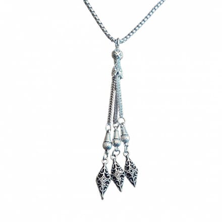 Ketting Gawa Tibetaanse stijl rvs 70 cm - Charme Bijoux