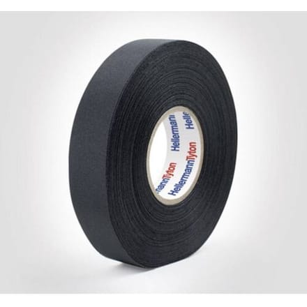 HellermannTyton HTAPE-PROTECT250-PET-BK 712-10003 Textieltape (l x b) 25 m x 19 mm 1 stuk(s)