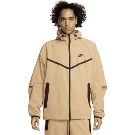 Nike Tech Woven Full-zip Khaki Jacket
