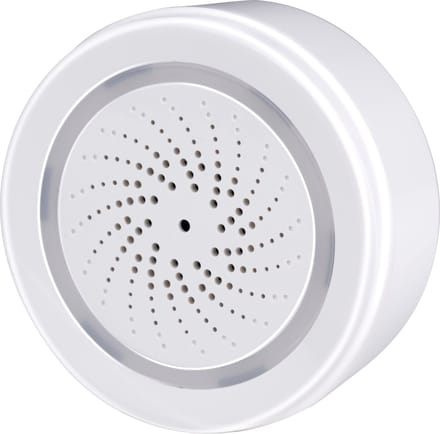 alpina Smart Home Slimme Sirene - Bewegingssensor - 90dB - 8 Geluiden - Alarm voor Binnen