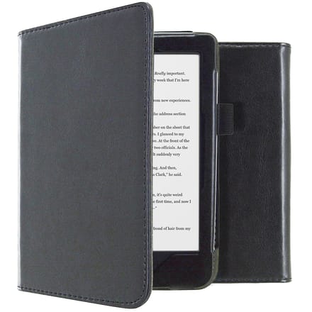 imoshion Vegan Leather Bookcase voor de Kobo Clara HD - Zwart