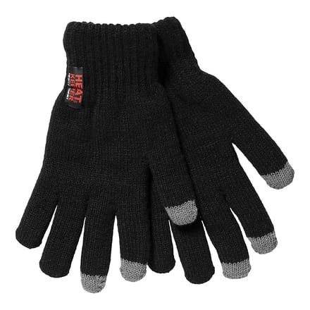 Heatkeeper - Thermo handschoenen dames met I-touch - Zwart - One Size - 1-Paar - Handschoenen touchscreen