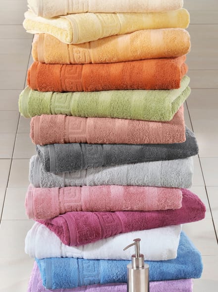 CAWÖ Noblesse Uni Badhanddoek - Antraciet - 50x100