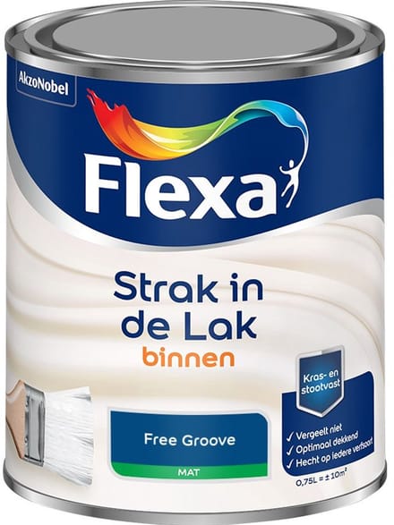 Flexa - Strak In De Lak Binnenlak Mat - Free Groove - Mengverf - 750 Ml