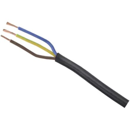 Sencys Stroomkabel Vtlb 10m 3x0,75 Mm² Zwart