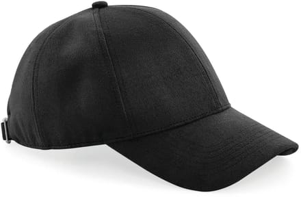 6-panel faux suède baseballpetje Beechfield